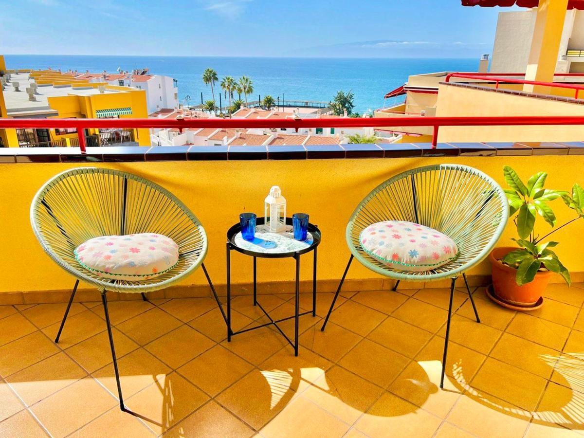Cozy Beachfront Flat With Pool & Panoramic Sea View Terrace Apartment ปัวร์โตเดซานตีอาโก ภายนอก รูปภาพ